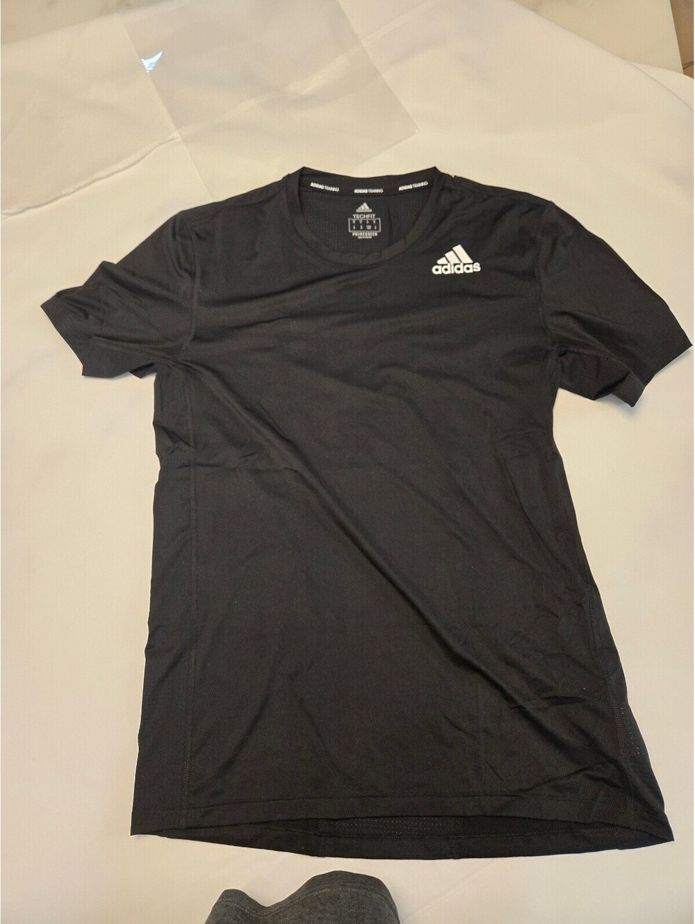 Adidas Techfit Primegreen Black Training T-Shirt Medium